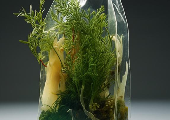 Sustainability-in-Tech : Disappearing Packaging Made From Seaweed & Plants